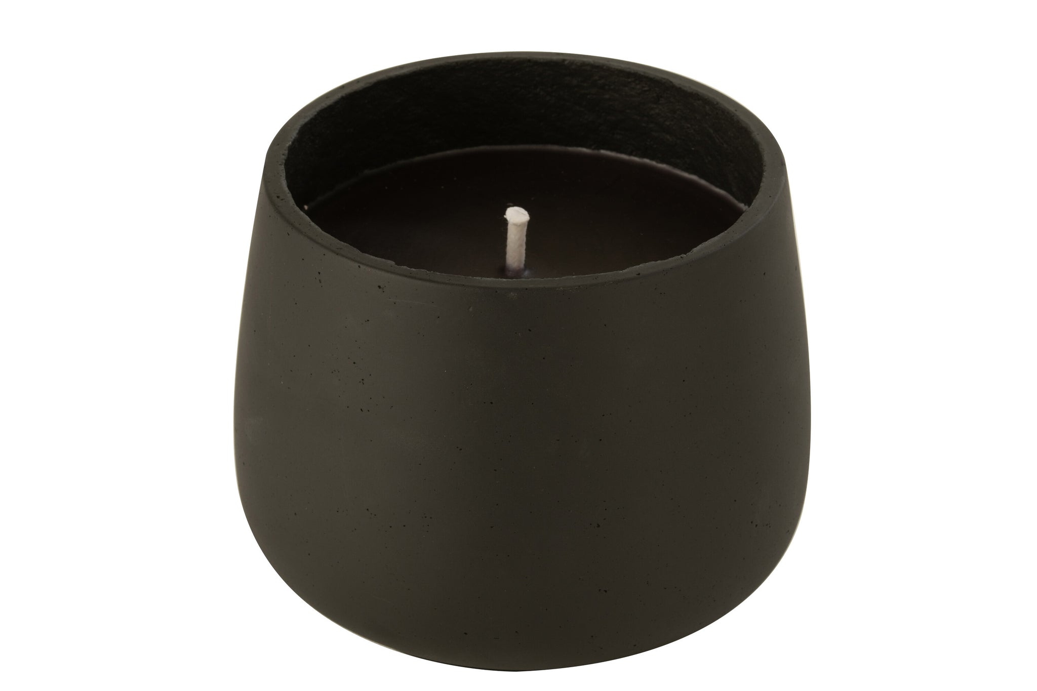 Outdoor Candle Cement Black Large 48H