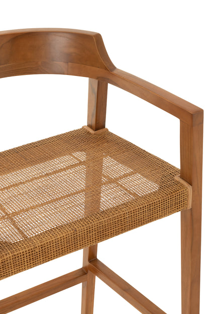 Barstool Emma Teak Brown