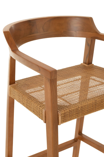 Barstool Emma Teak Brown