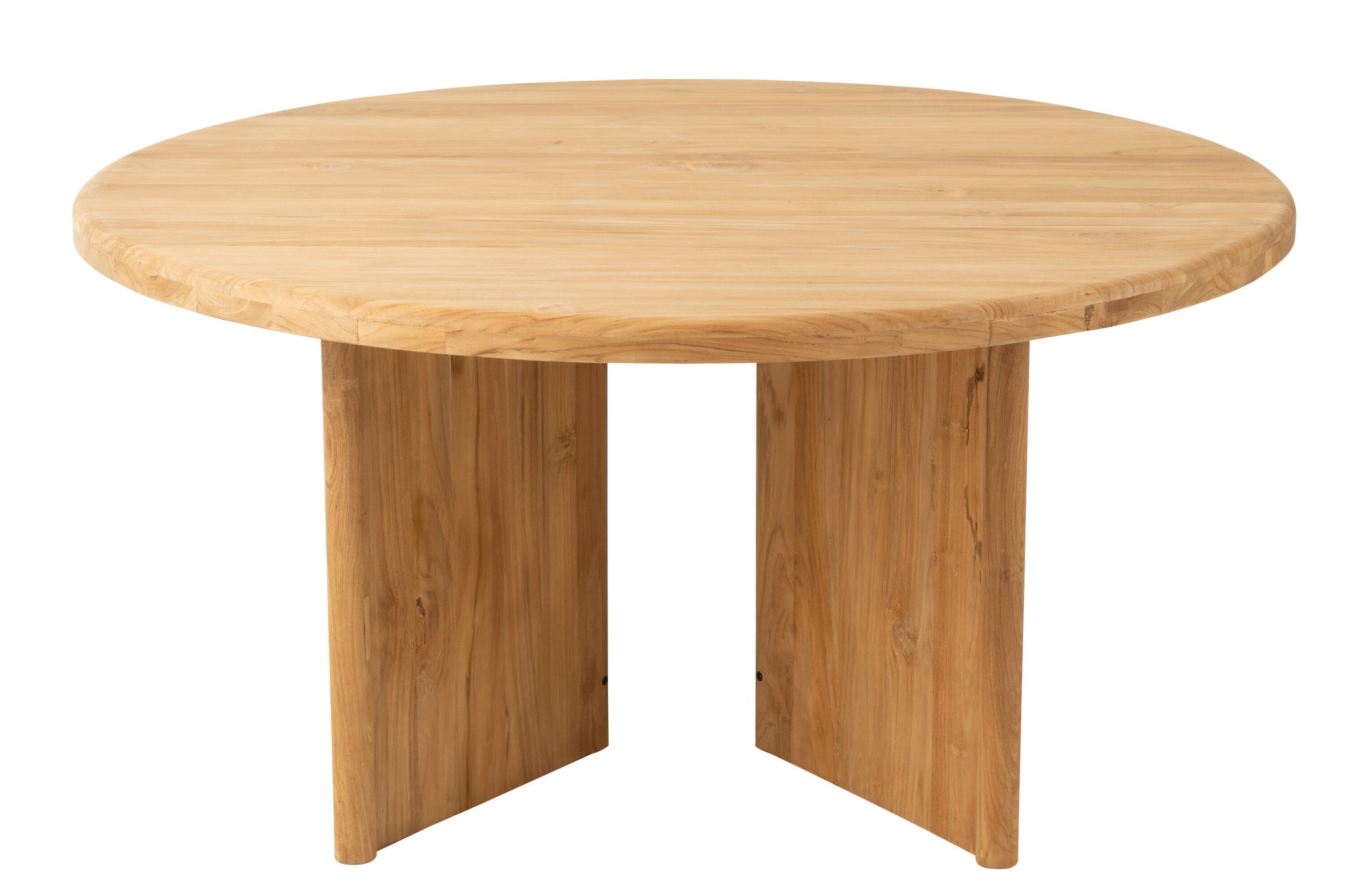 Table Round Teak Wood Natural