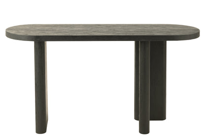 Table Teak Wood Black