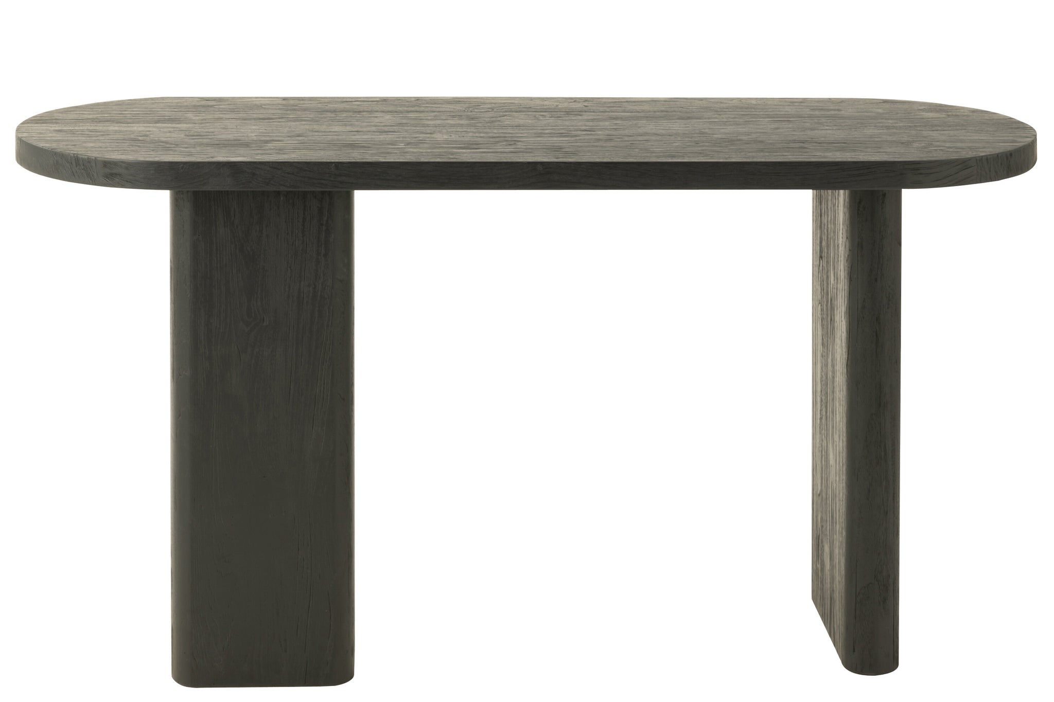 Tisch aus Teakholz, schwarz