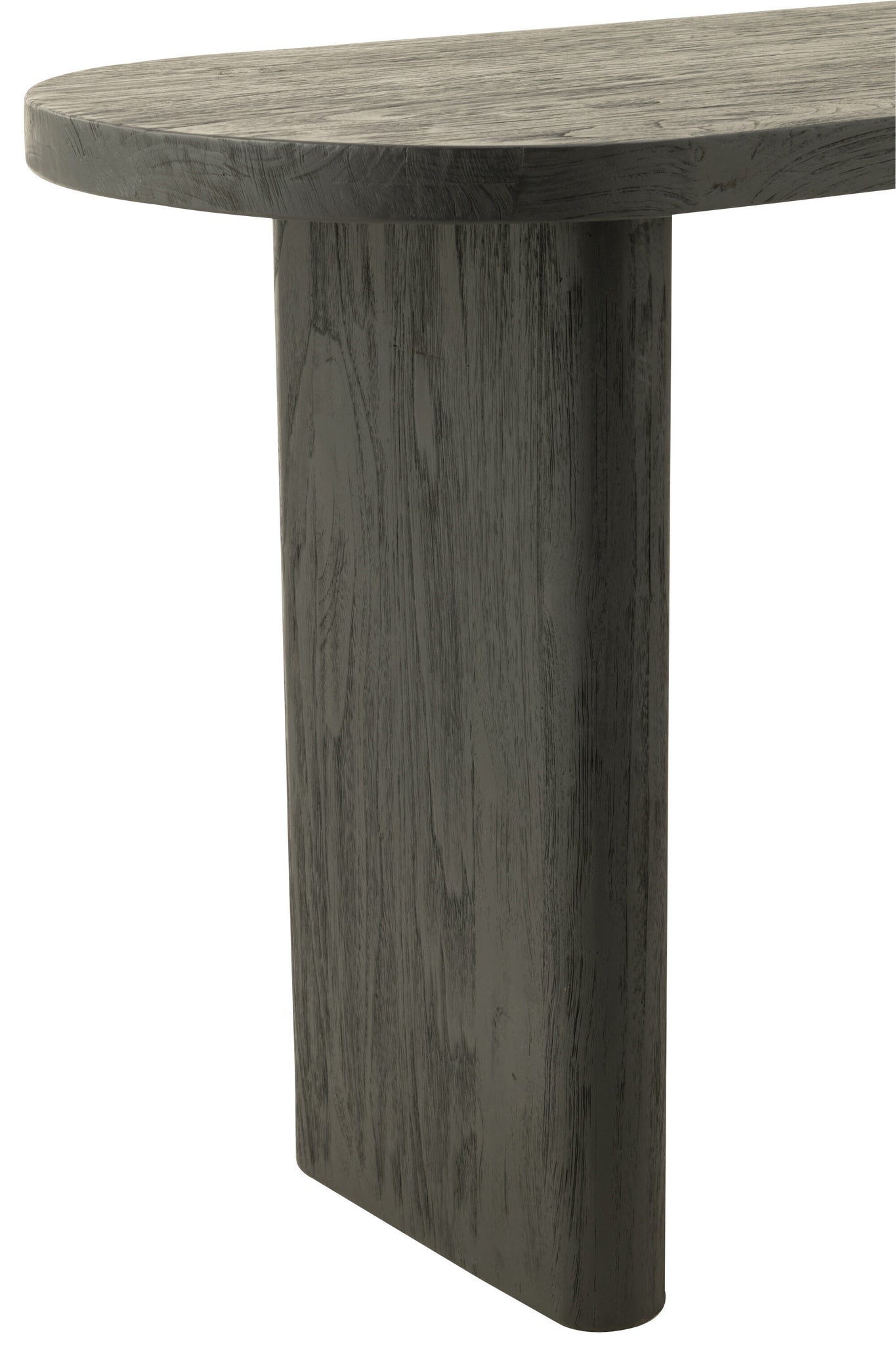 Tisch aus Teakholz, schwarz