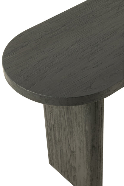 Table Teak Wood Black