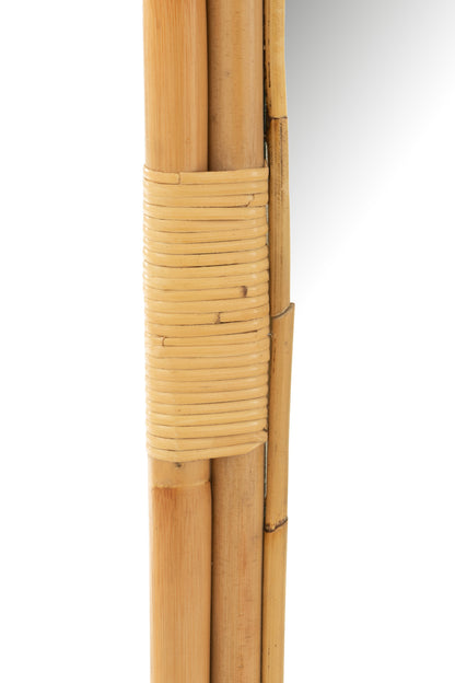 Mirror Ladder Rattan Natural