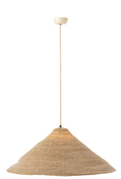 Hanging Lamp  Hat Moonj Grass Light Natural Large