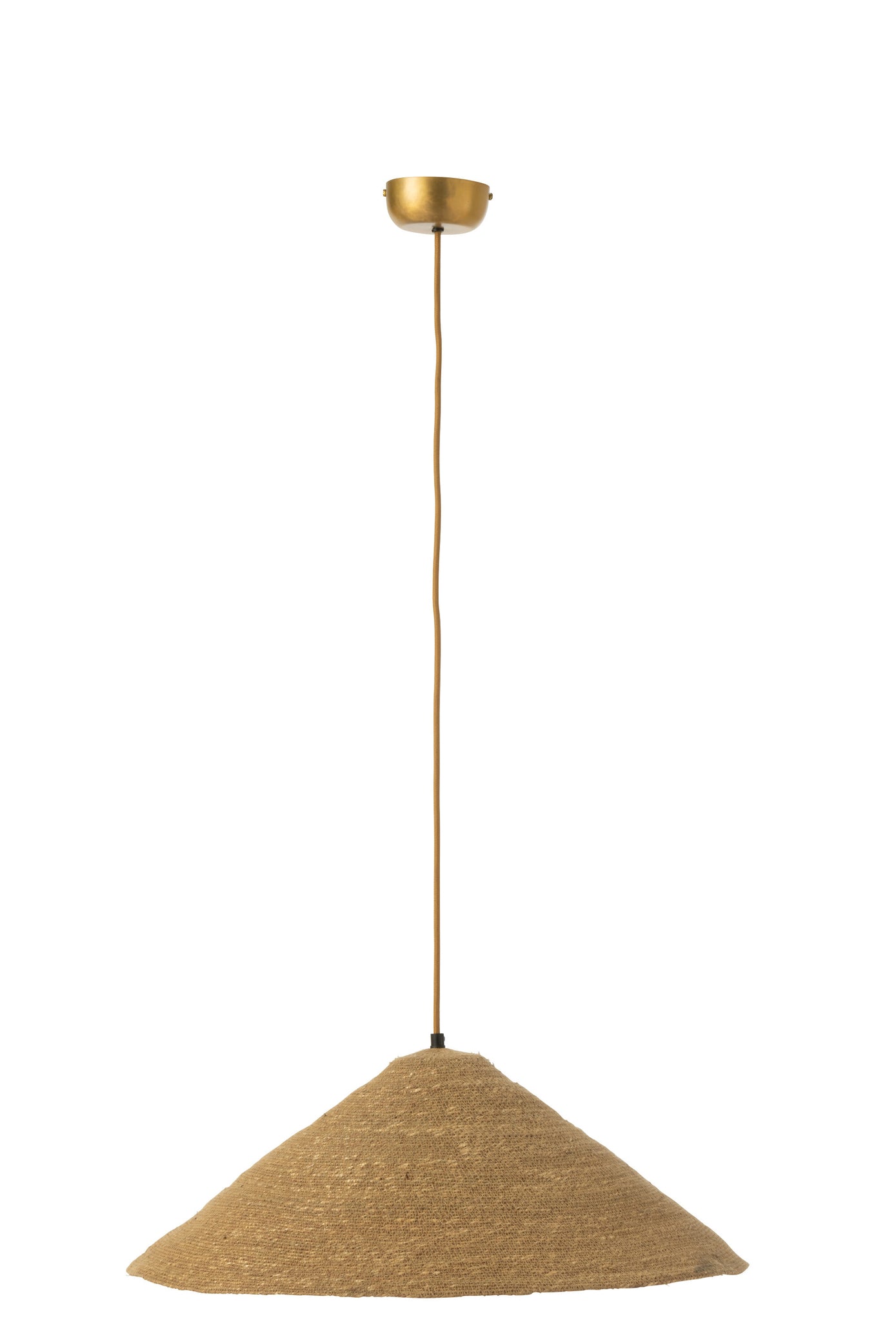 Hanging Lamp Hat Moonj Grass Natural Small