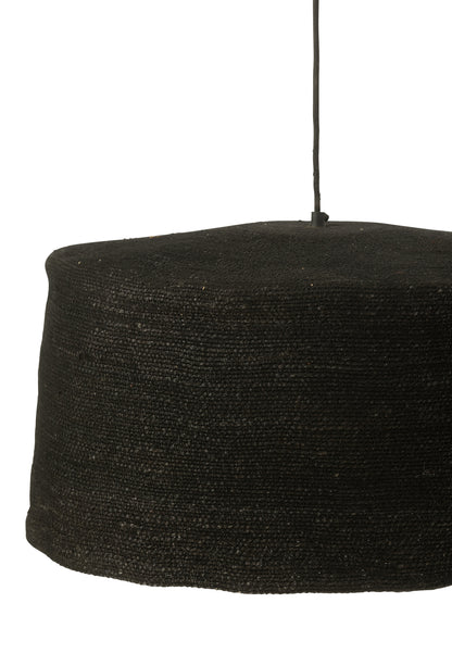 Set Of 3 Hanging Lamp Moonj Grass Black