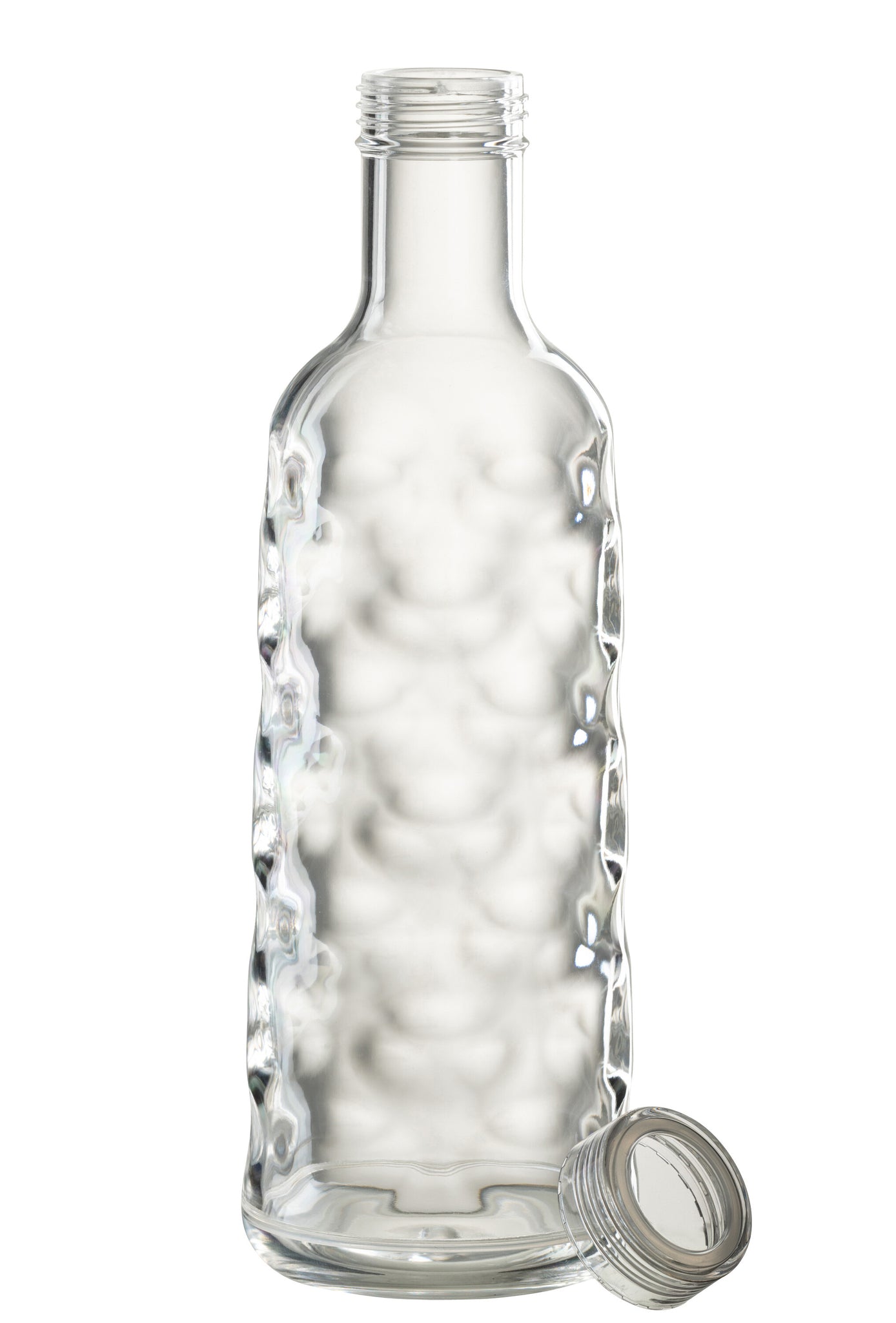 Bottle Hammered In Giftbox Plastic Transparent