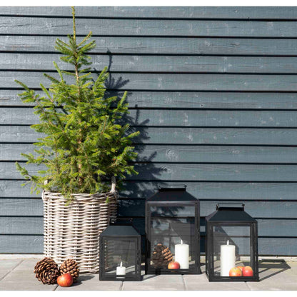 Mandenset Indo – kubu rattan, naturel, set van 2