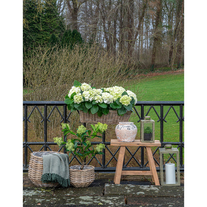 Pulo Baskets - Baskets, kubu rattan, natural set af 2