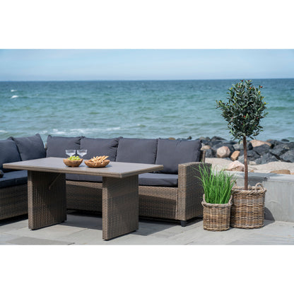 Gili Baskets – Körbe, Kubu Rattan, Natur 2er Set
