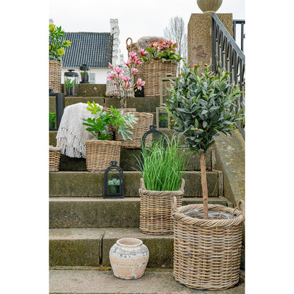 Gili Baskets – Körbe, Kubu Rattan, Natur 2er Set