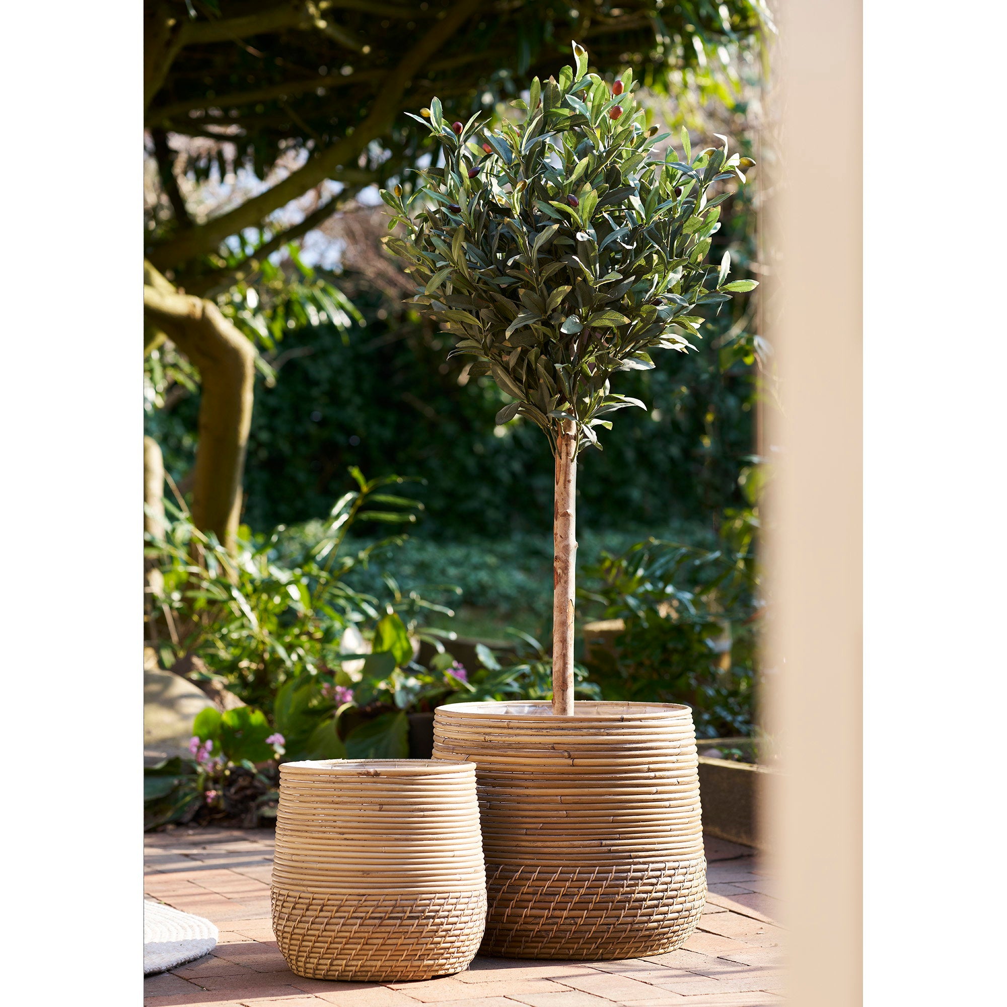 MORO BASKETS | SET VAN 2 | KUBU RATTAN NATUUR