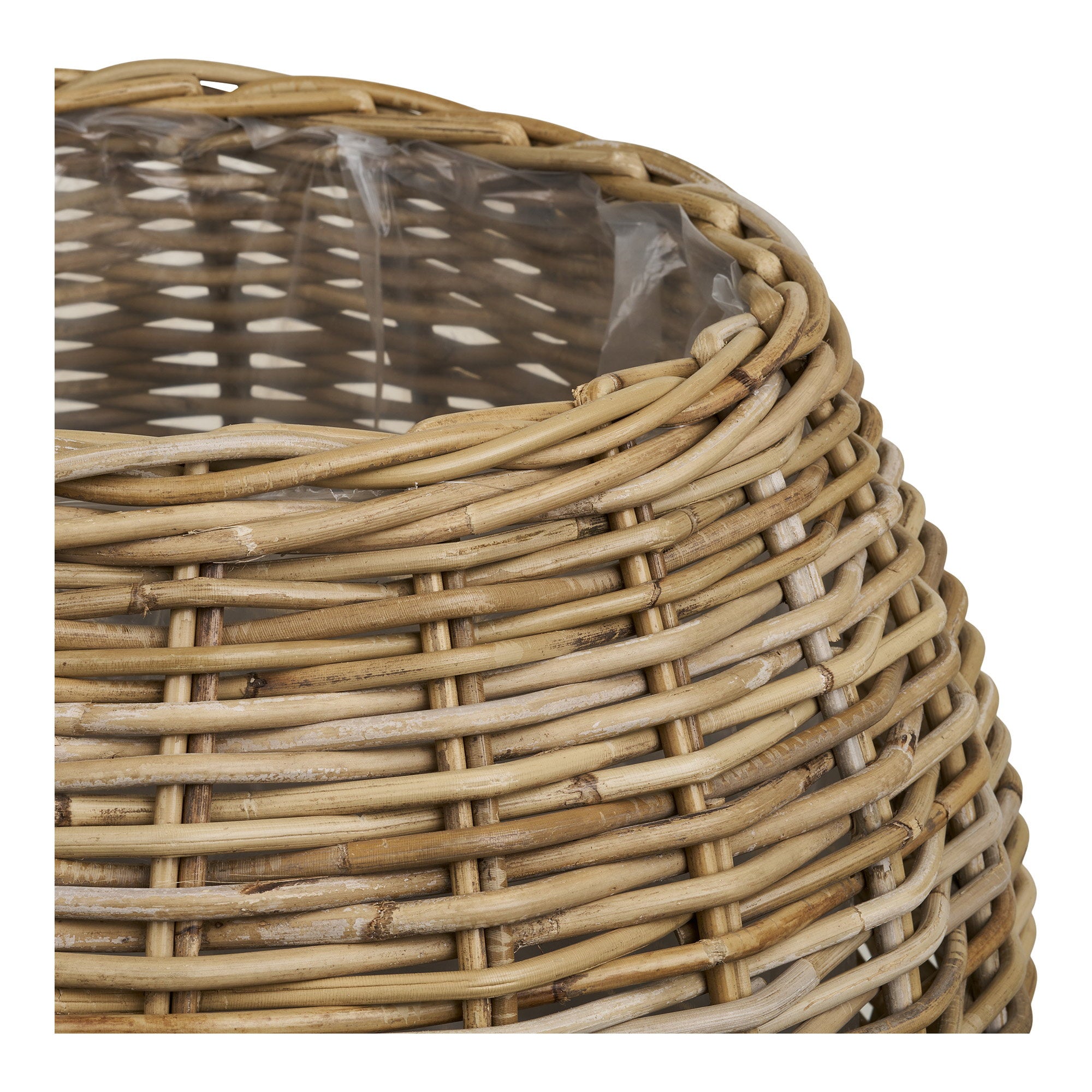 Melaka Basket - Basket, kubu rattan, natural, set of 2