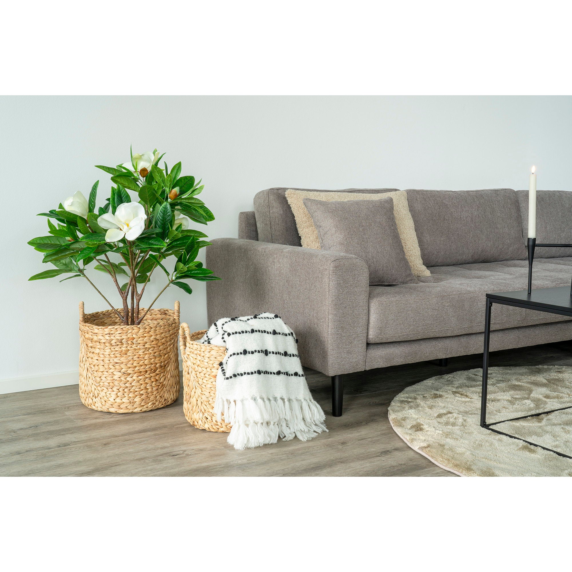 PASSO BASKET | SET VAN 2 | WATER HYACINTH NATUUR