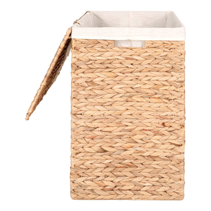 Passo Laundry Basket - Laundry Basket, water hyacinth, nature 43x32x55 cm