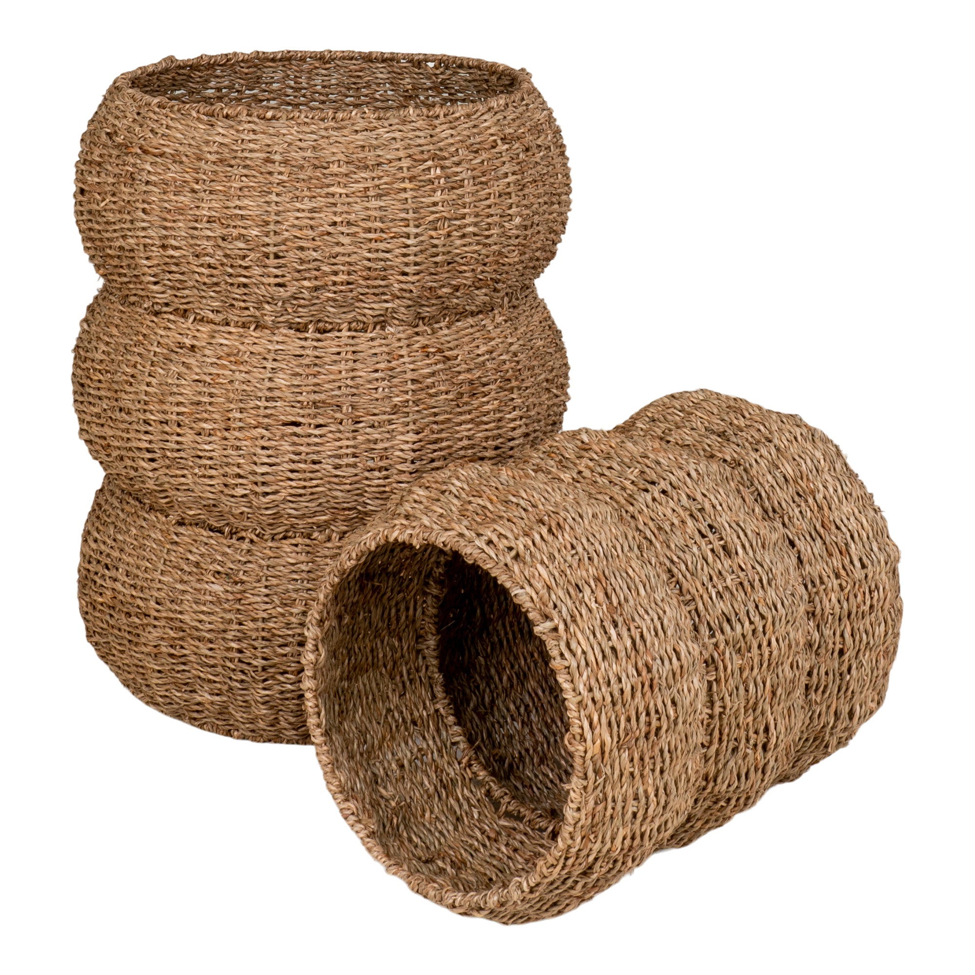 SARBAS BASKETS | SET VAN 2 | SEAGRASS NATUUR