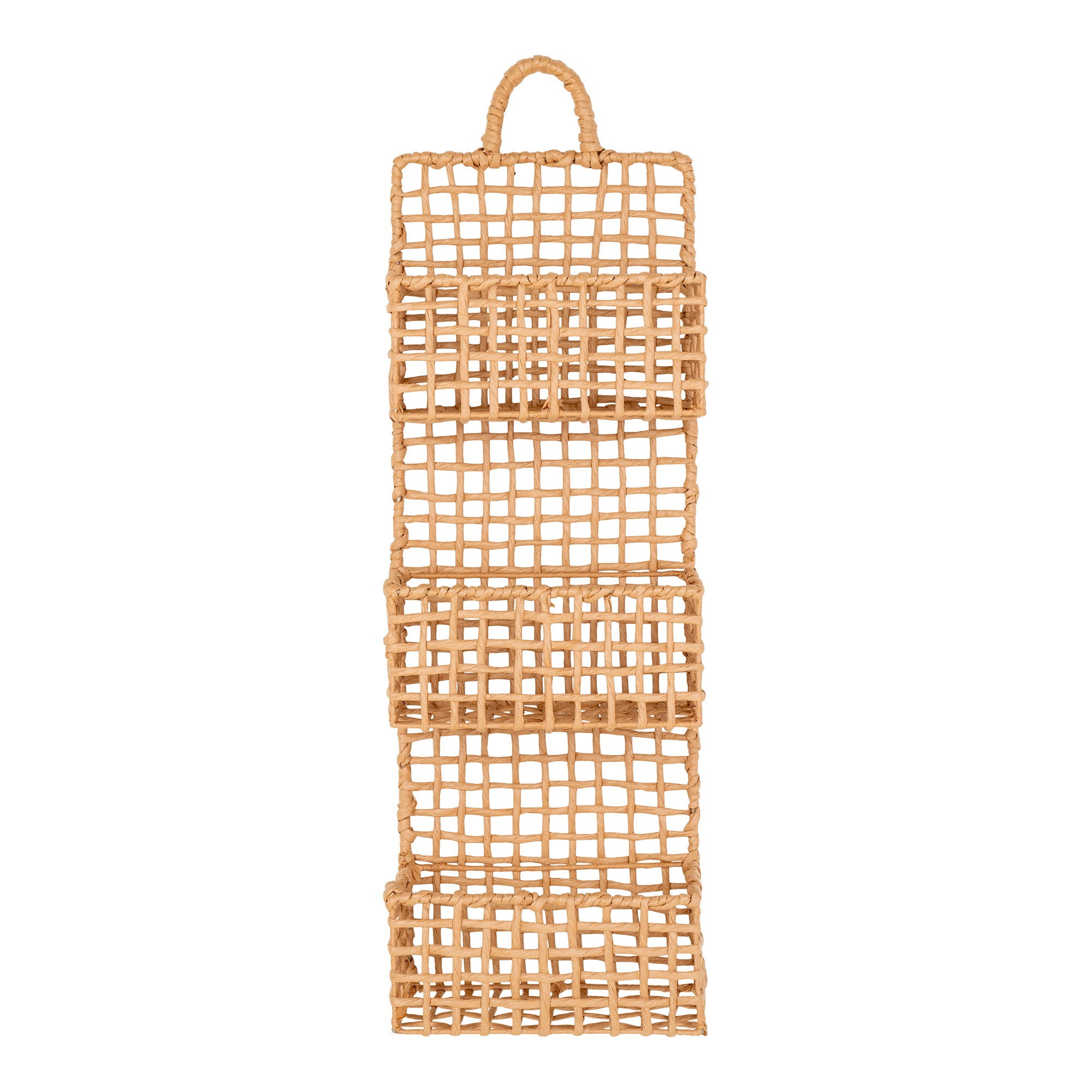 Sines Wall Shelf - Wall Shelf, paper, natural 25x15x70 cm