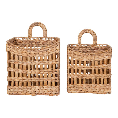 Cala Hanging Baskets - Hanging Baskets, water hyacinth, nature set of 2