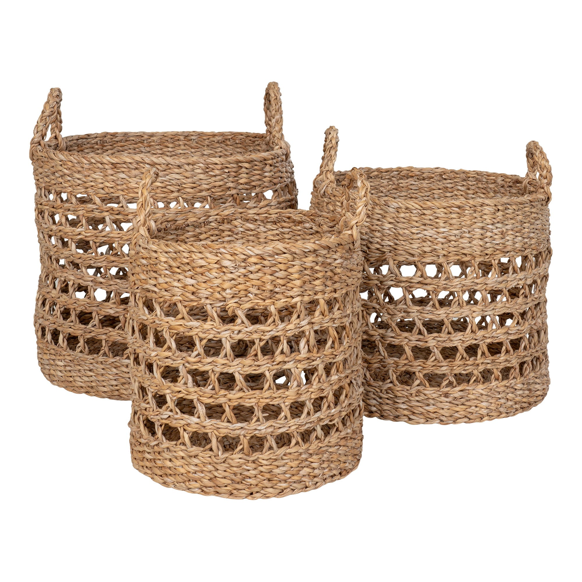 BALOK BASKETS | SET VAN 3 | SEAGRASS NATUUR