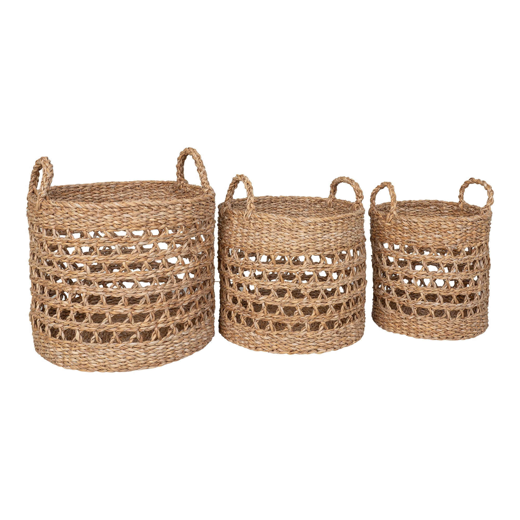 BALOK BASKETS | SET VAN 3 | SEAGRASS NATUUR