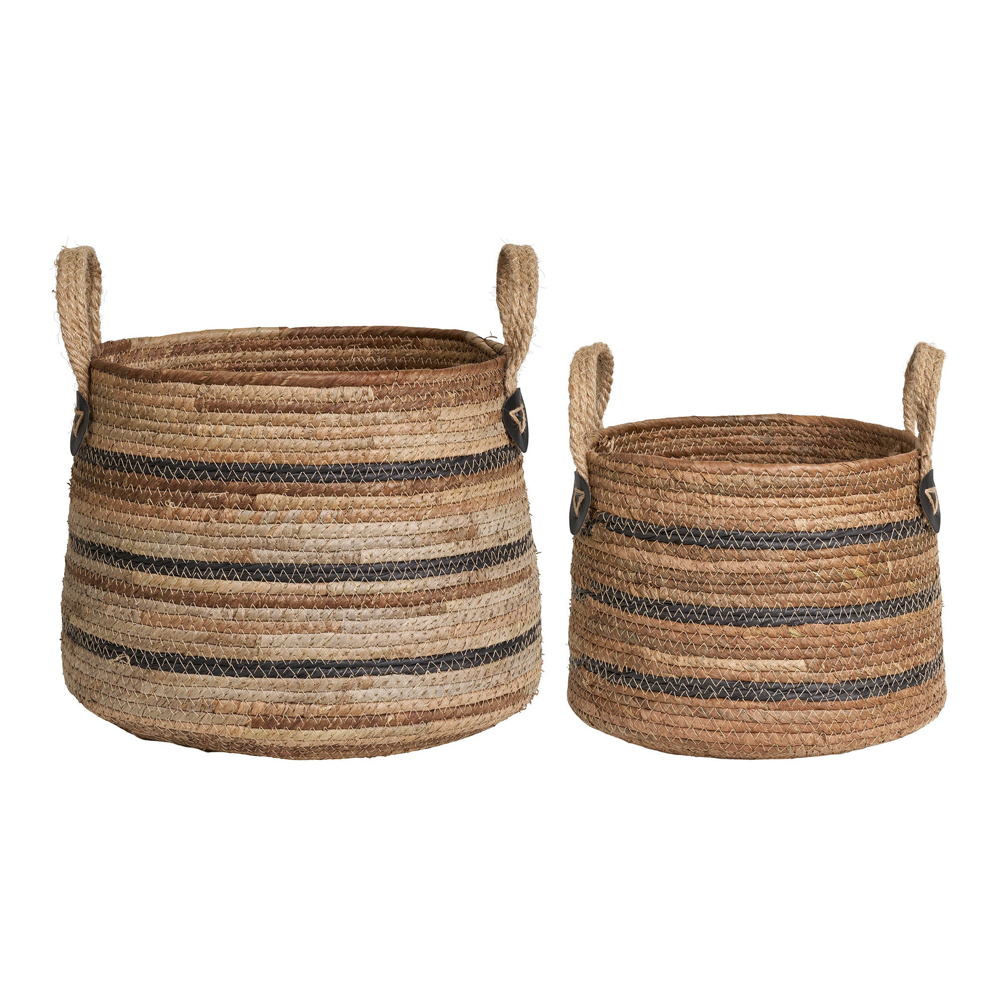ERBA BASKETS | SET VAN 2 | BANANA LEAF NATUUR
