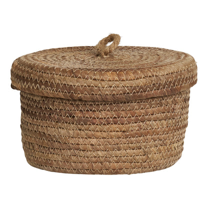 Desio Baskets - Baskets, banana leaf, natural set of 2