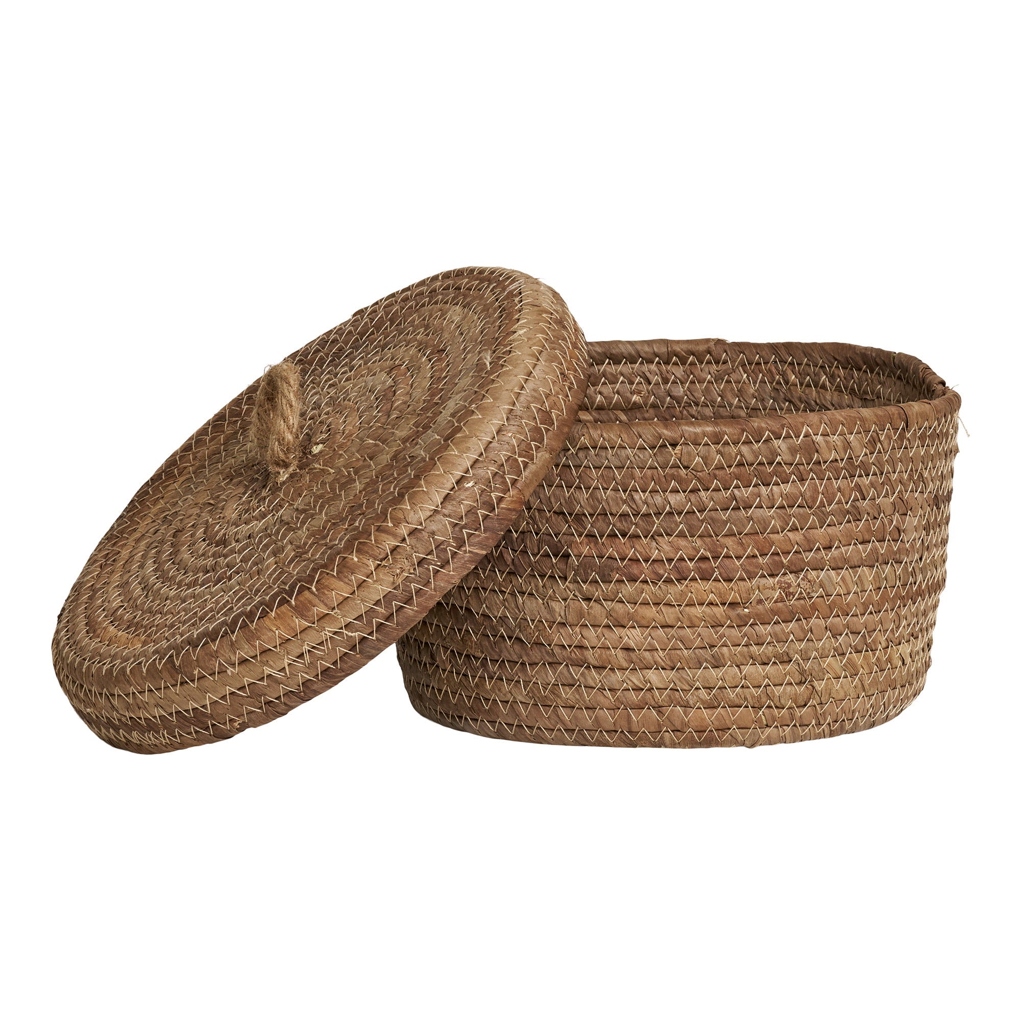 Desio Baskets - Baskets, banana leaf, natural set of 2