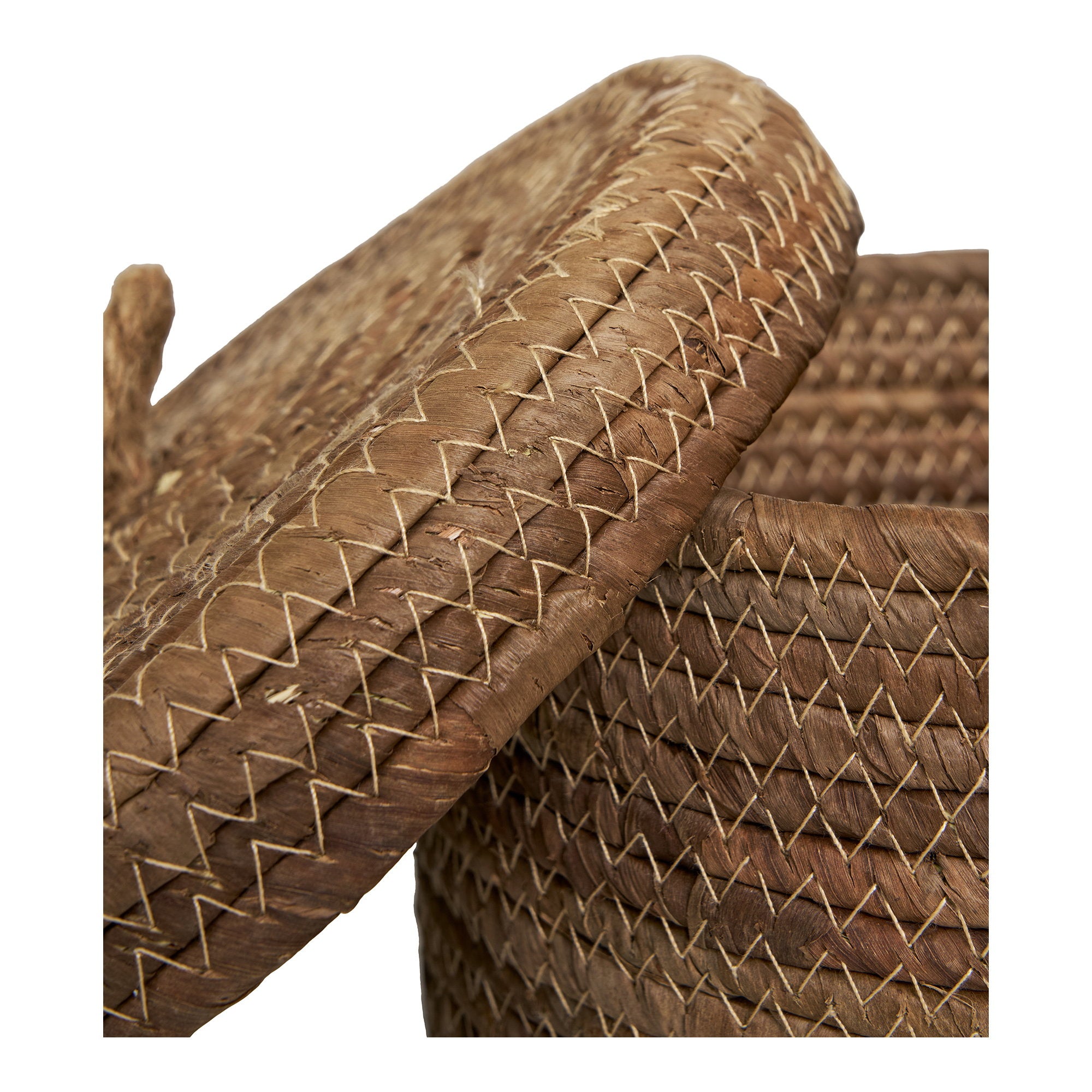 Desio Baskets - Baskets, banana leaf, natural set of 2