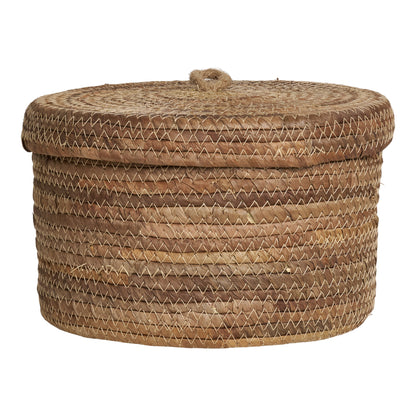 Desio Baskets - Baskets, banana leaf, natural set of 2