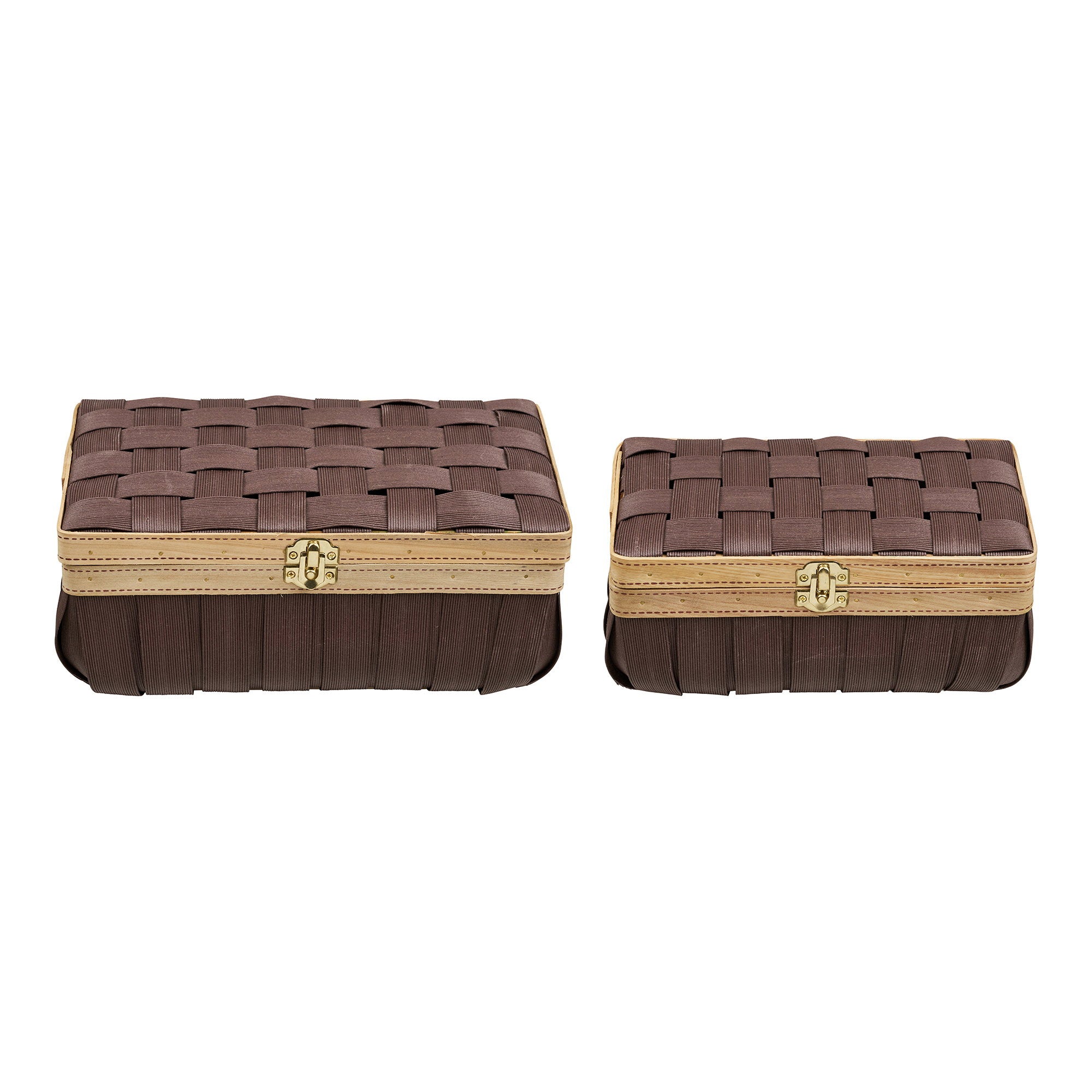 Medan Körbe - Körbe, Holzoptik, braun, 2er-Set
