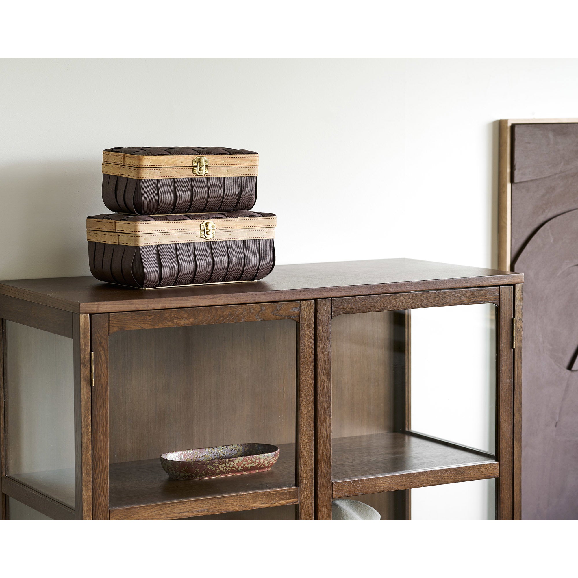 Medan Körbe - Körbe, Holzoptik, braun, 2er-Set