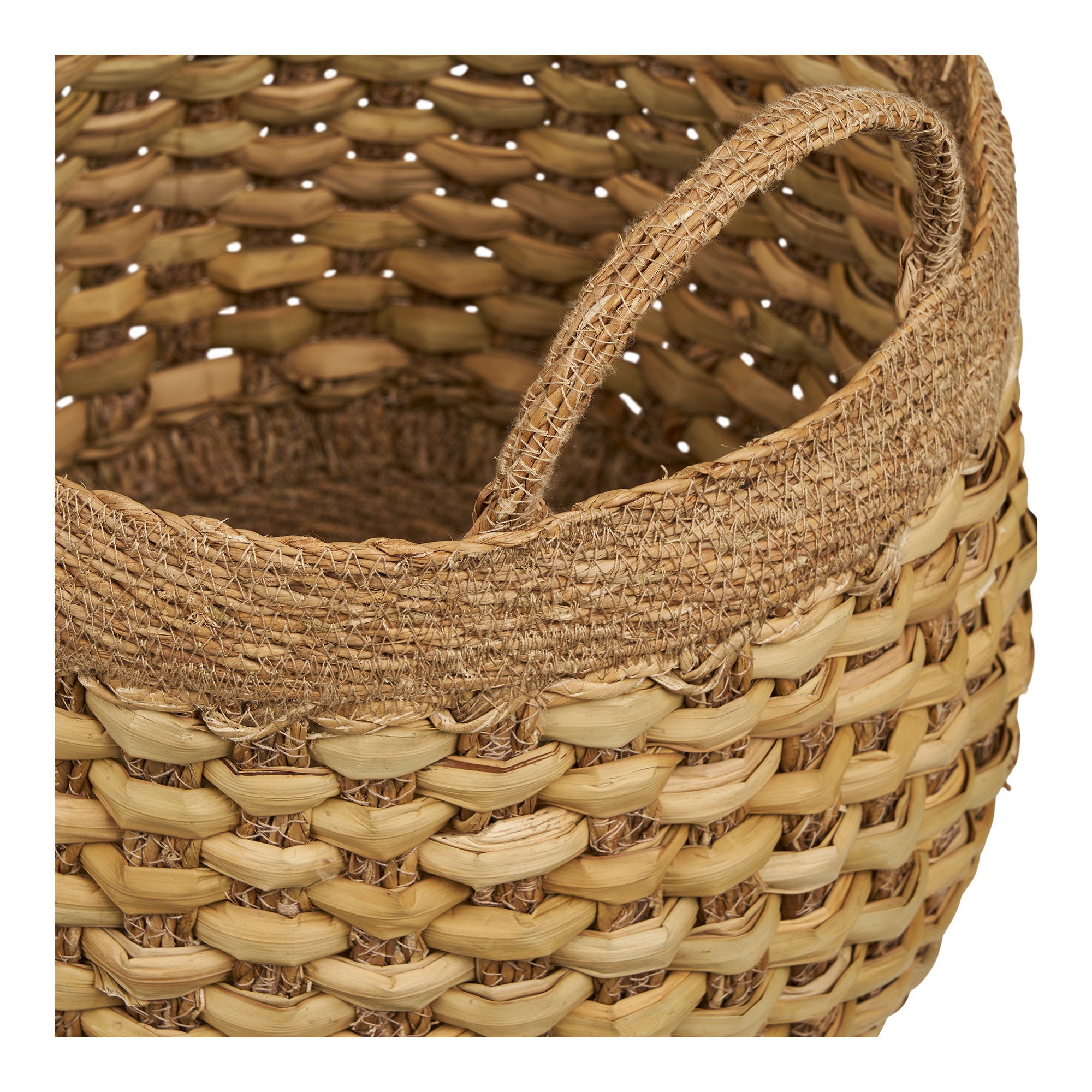 Strahan Baskets - Körbe, Seegras/Wasserhyazinthe, natur, 2er-Set