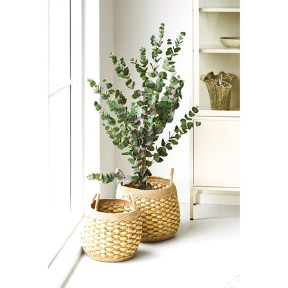 Strahan Baskets - Körbe, Seegras/Wasserhyazinthe, natur, 2er-Set