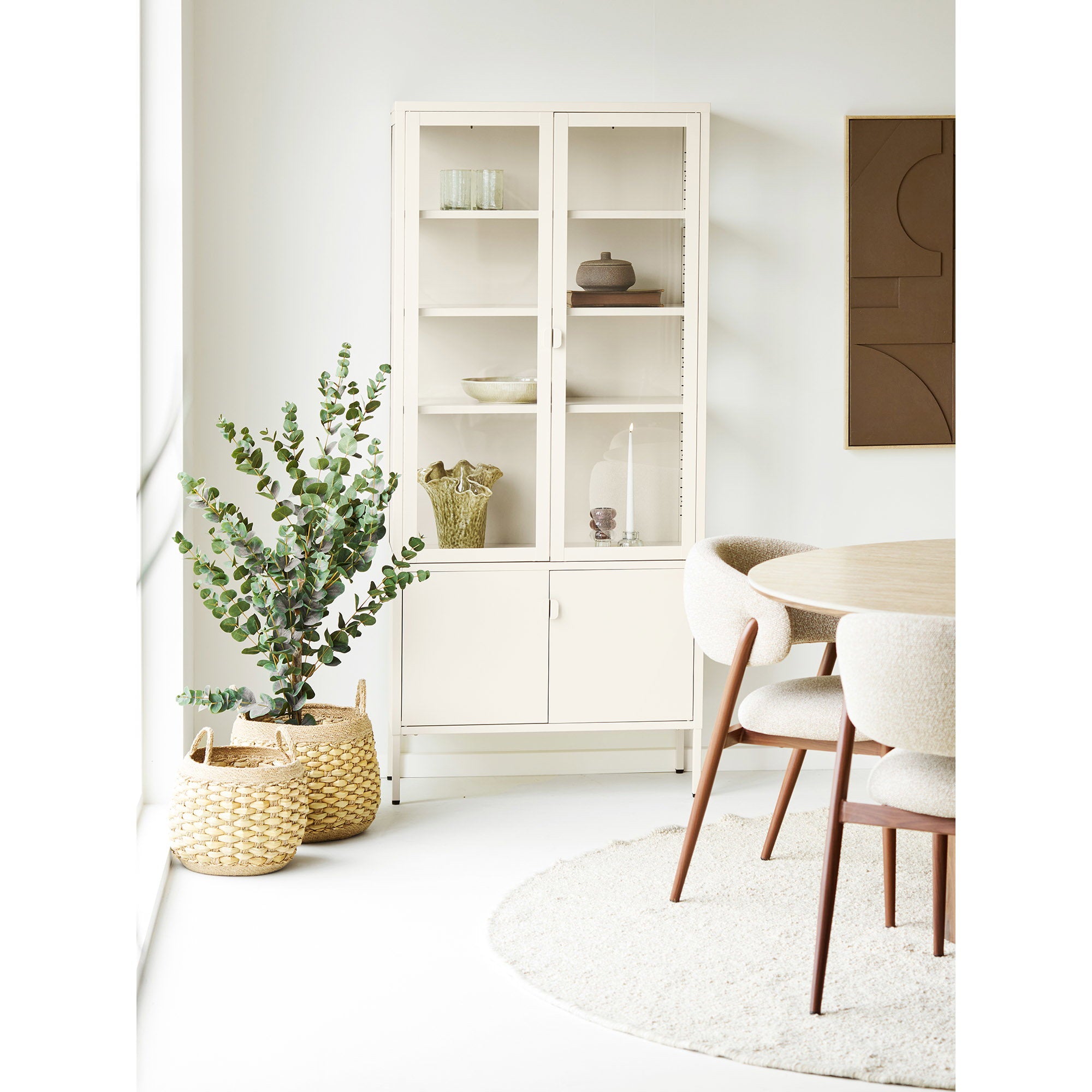 Strahan Baskets - Körbe, Seegras/Wasserhyazinthe, natur, 2er-Set