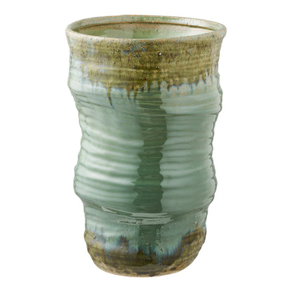 Vaas – keramiek, groen, ø22x34,5 cm