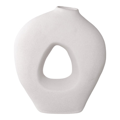 Vase - Vase, ceramic, white 24x10,5x27,8 cm