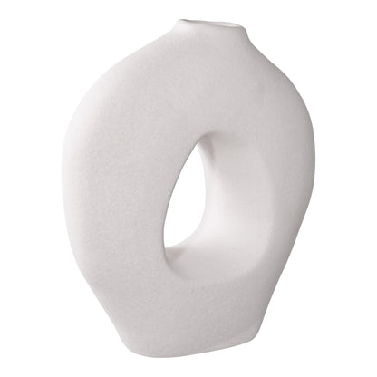 Vase - Vase, ceramic, white 24x10,5x27,8 cm