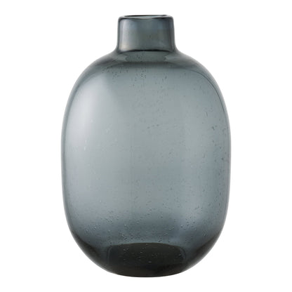 Vase - Vase, glass, smoked black ø23x35 cm