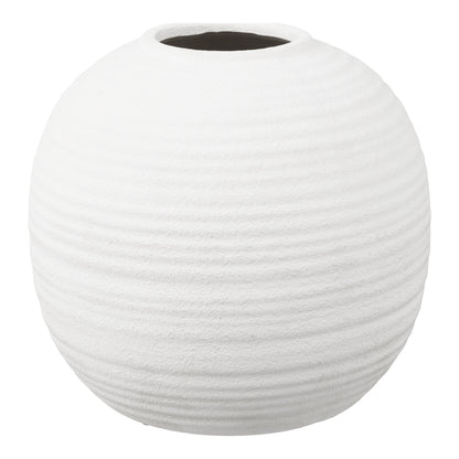 Vase - Vase, Keramik, weiß ø30x28,5 cm