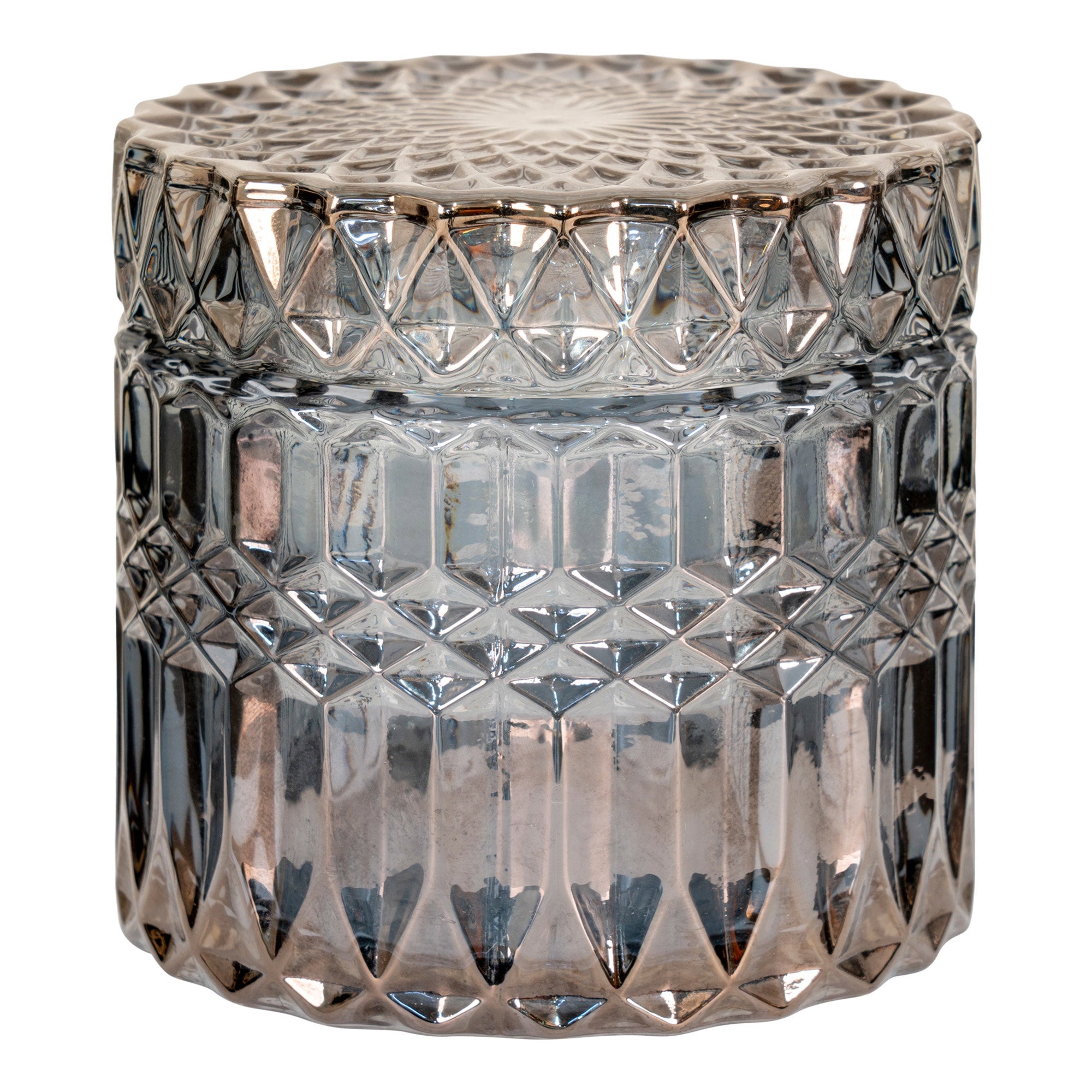 Jars - Jars, glass, smoked color set of 2