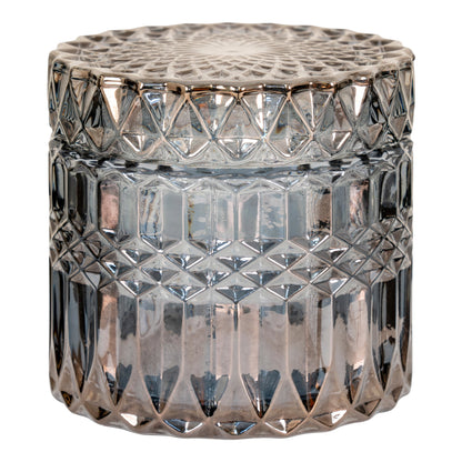 Jars - Jars, glass, smoked color set of 2