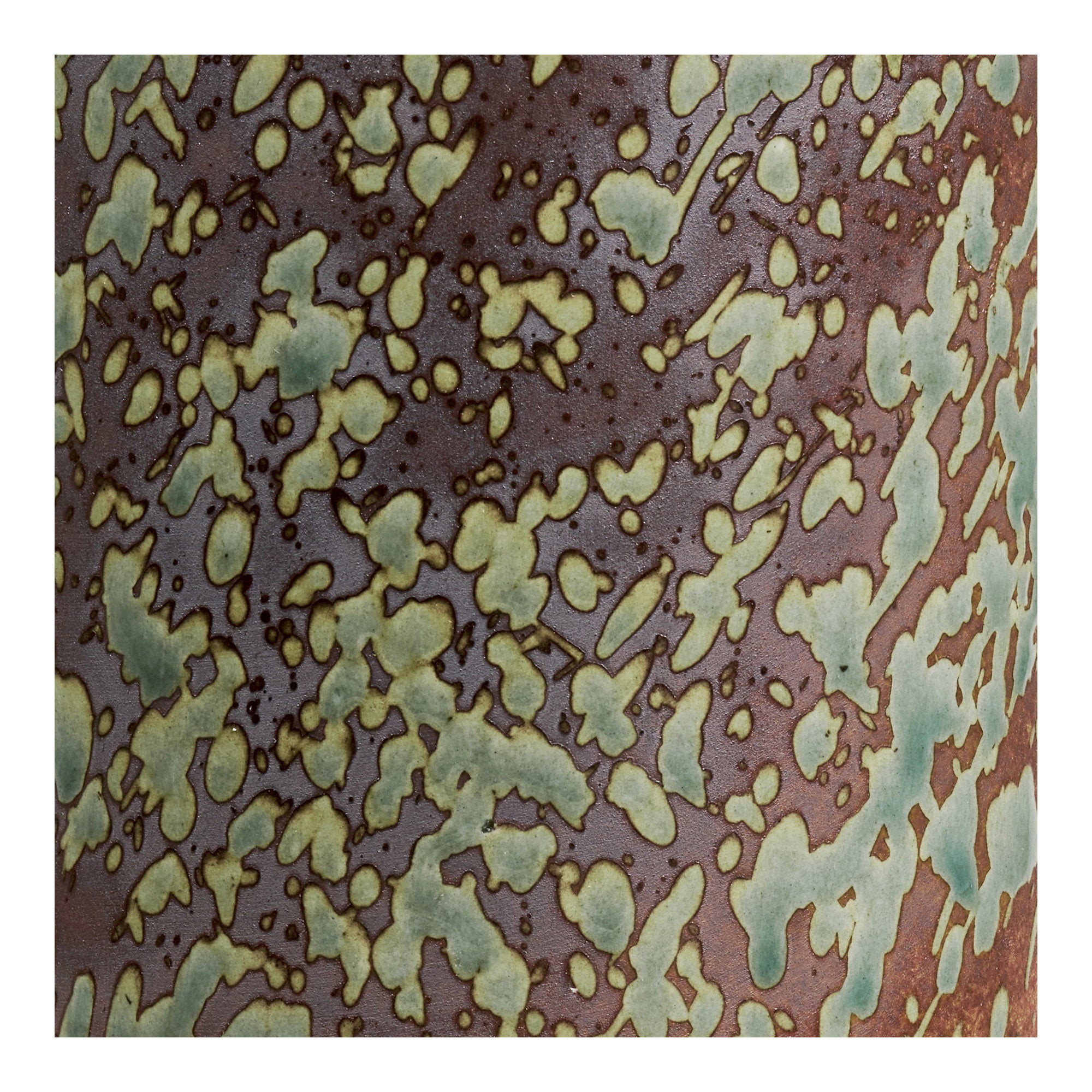 Vase - Vase, Keramik, Dunkelbraun/Waldnachtgrün, ø9,5x20 cm