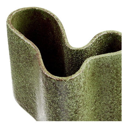 Vase - Vase, Keramik, Forest Night Grün, 14,5x19x14,5 cm