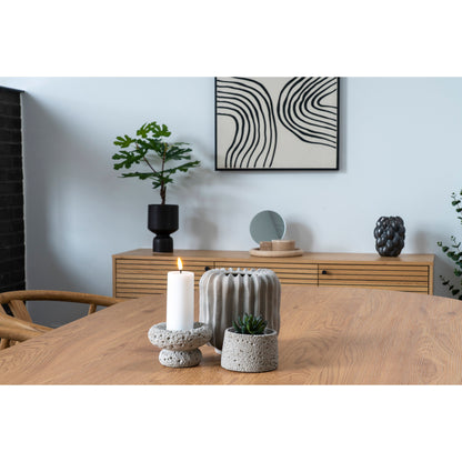 Bloempot zwart in interieur