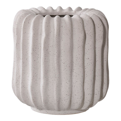 Flowerpot - Flowerpot, ceramic, grey ø15x15 cm