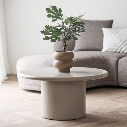 Bloempot bruin met plant