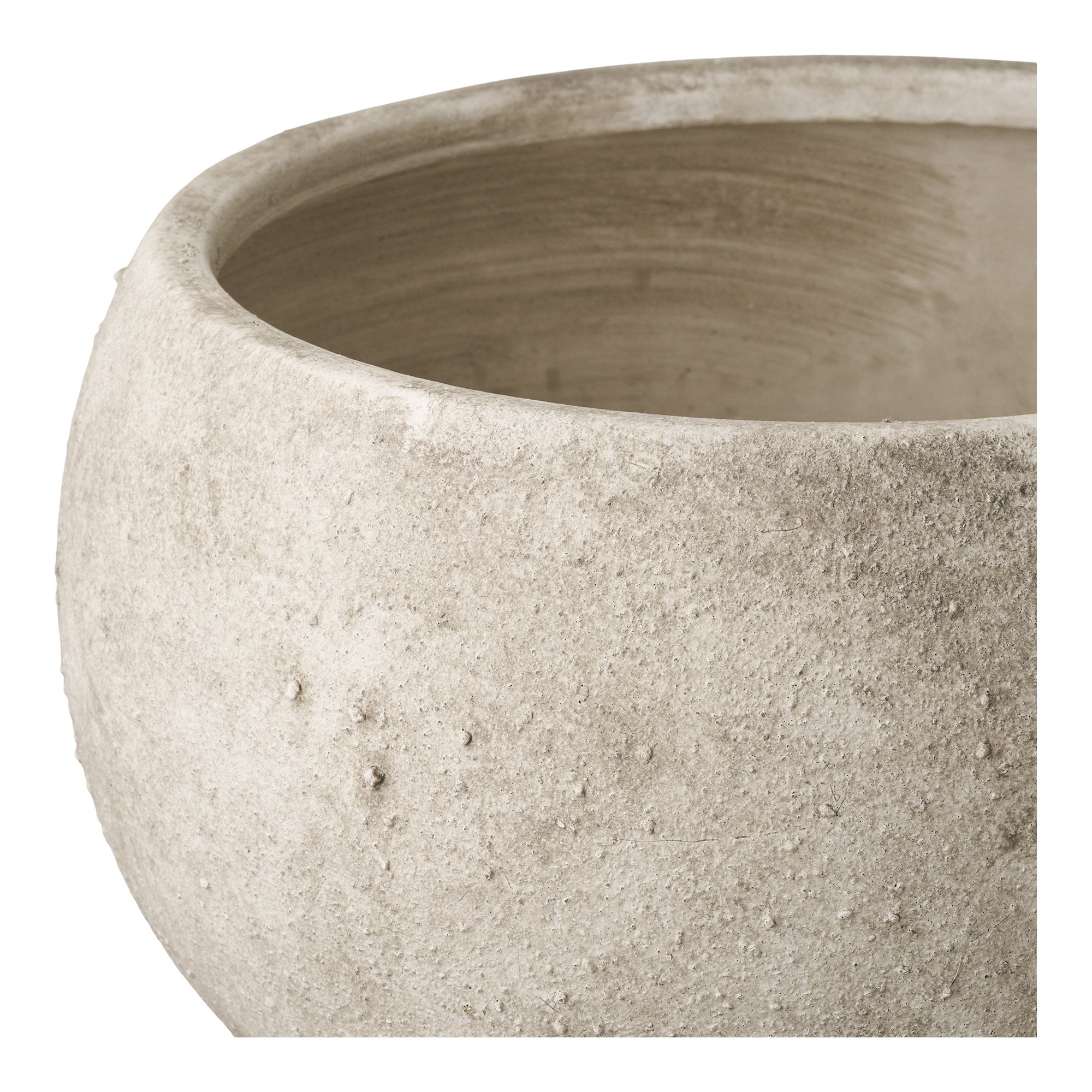 Blumentopf – Blumentopf, Keramik, Grau, ø26x19,5 cm