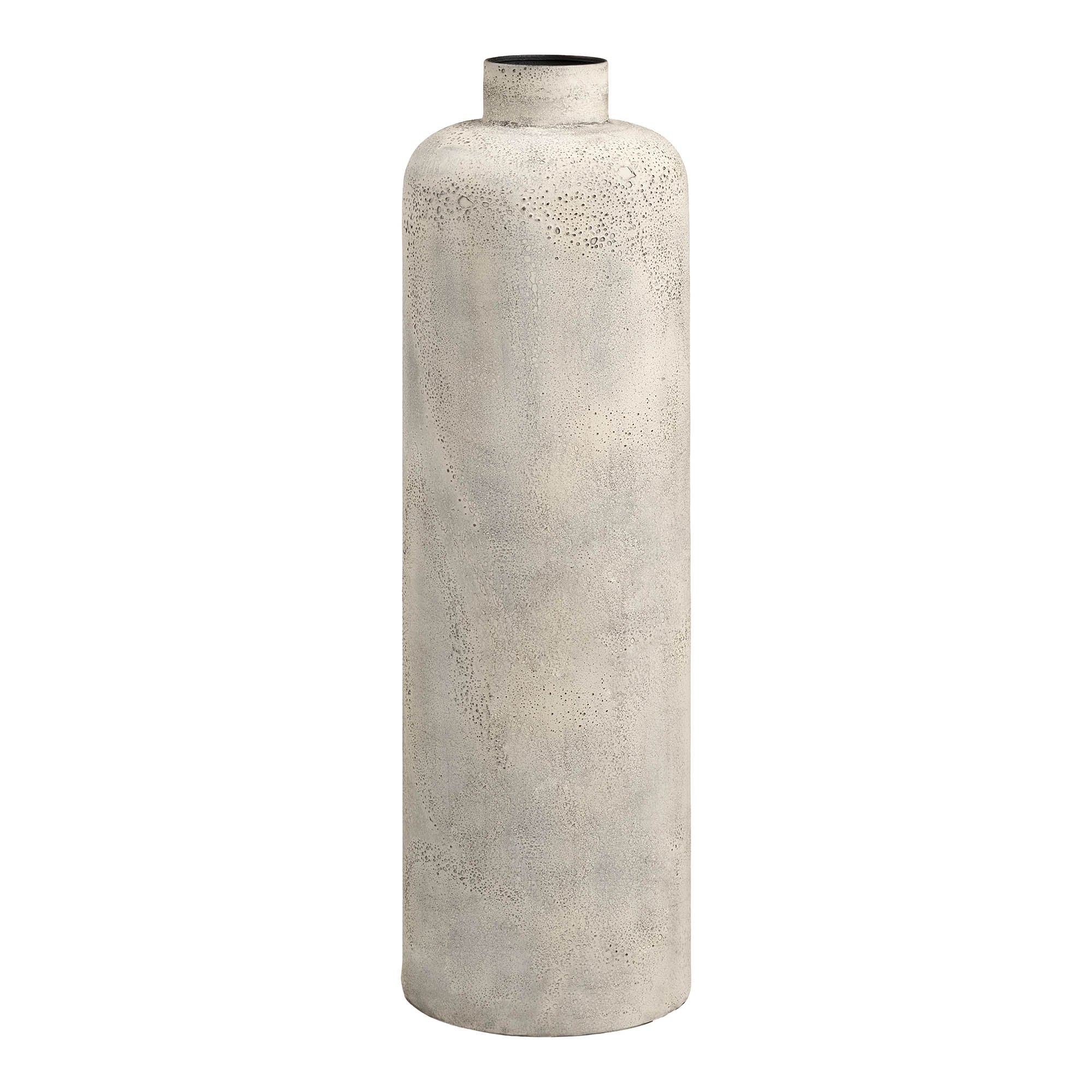 Hou Decorative Pot - Decorative pot, metal, antique beige ø24x78.5 cm